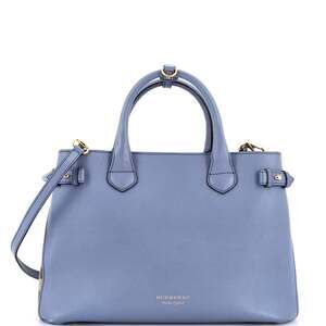 Burberry Banner Tote Leather And House #242168B85B